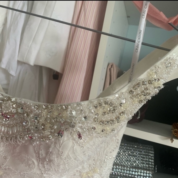 Gorgeous wedding gown altered to tea length - Picture 7 of 7